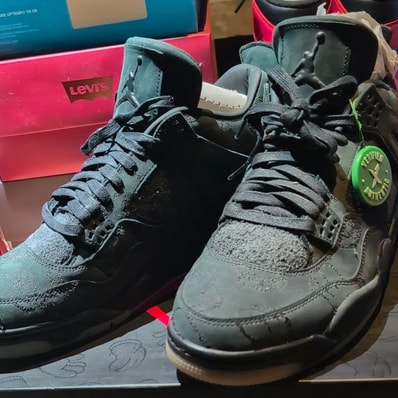 KAWS × Nike Air Jordan 4 Retro "Black"