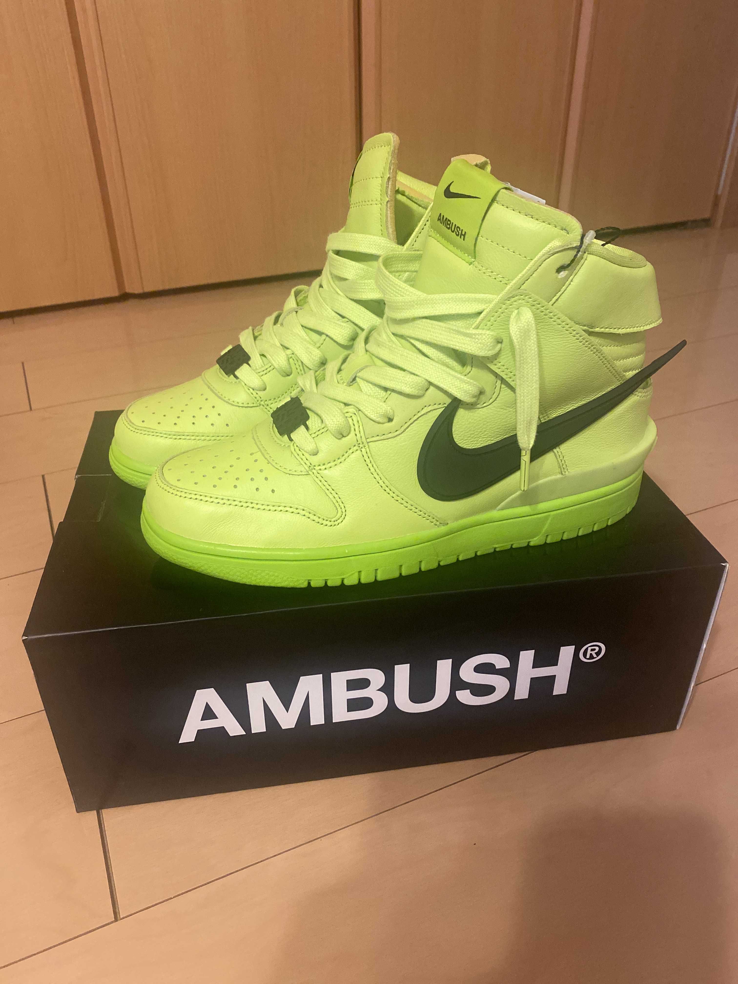 AMBUSH × NIKE DUNK HIGH "FLASH LIME"