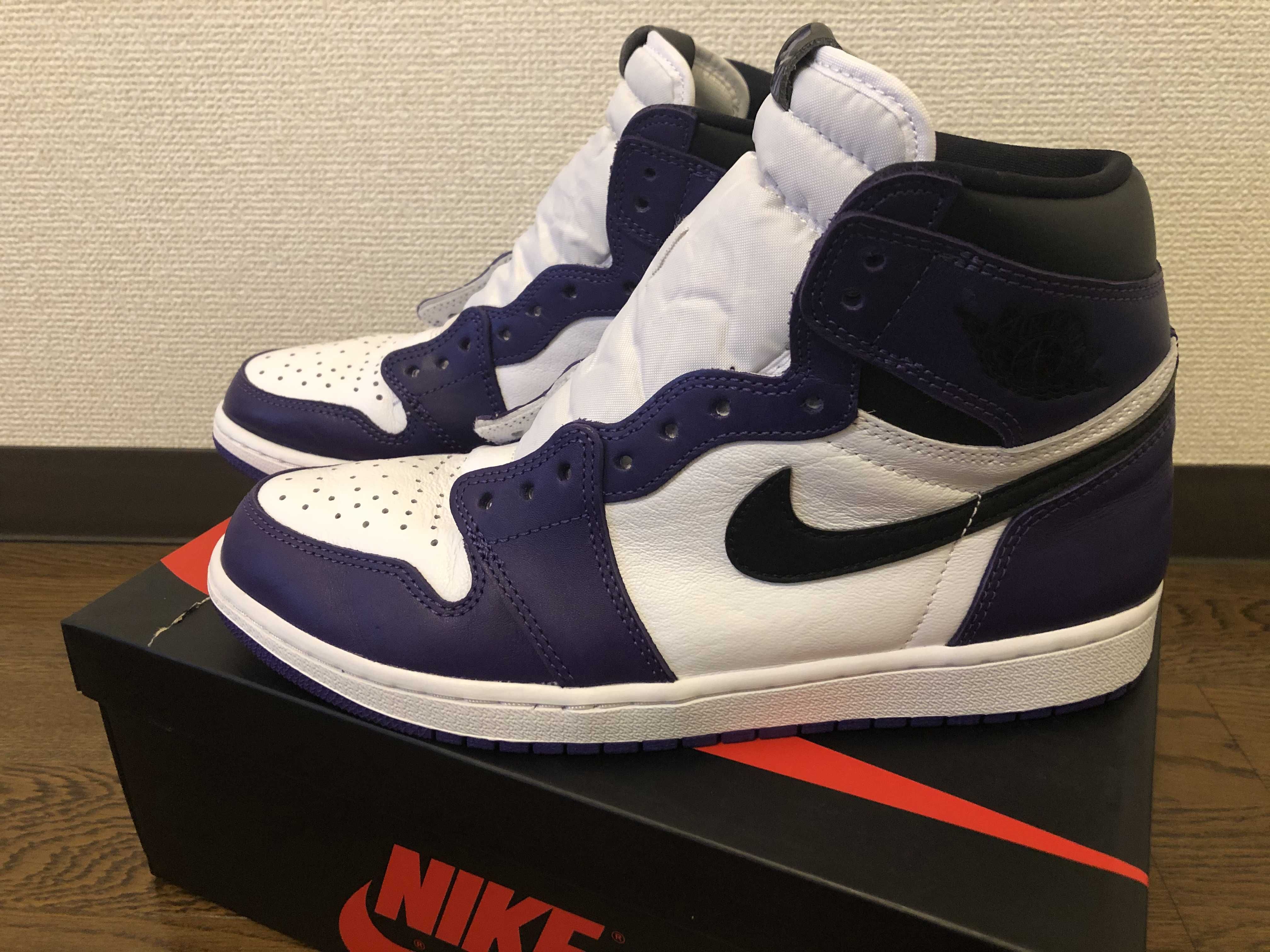 Nike Air Jordan 1 Retro High OG "Court Purple White/Black" (2020)