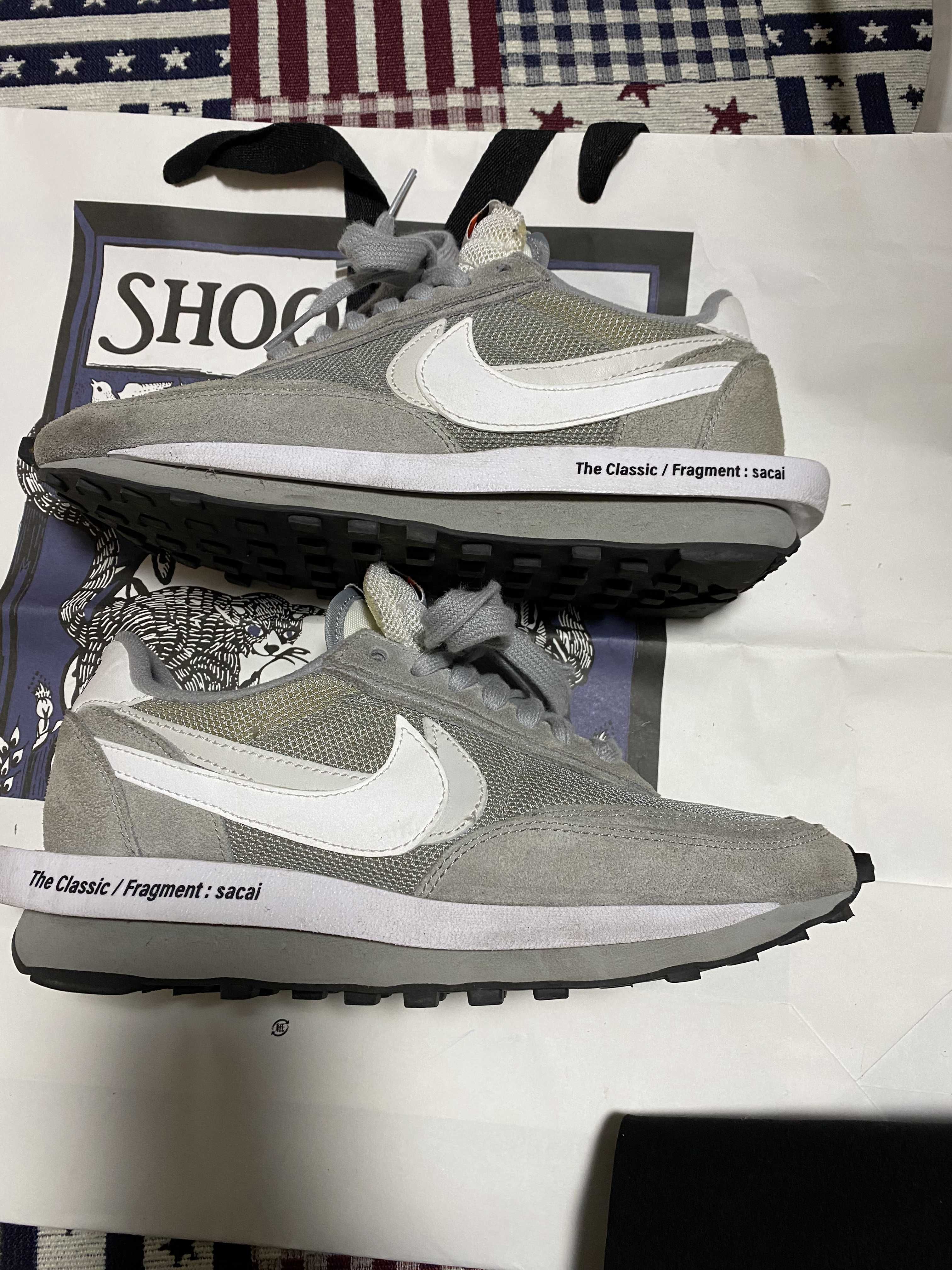 Fragment × sacai × Nike LD Waffle "Light Smoke Grey"