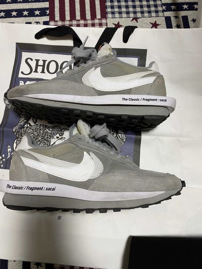 Fragment × sacai × Nike LD Waffle "Light Smoke Grey"