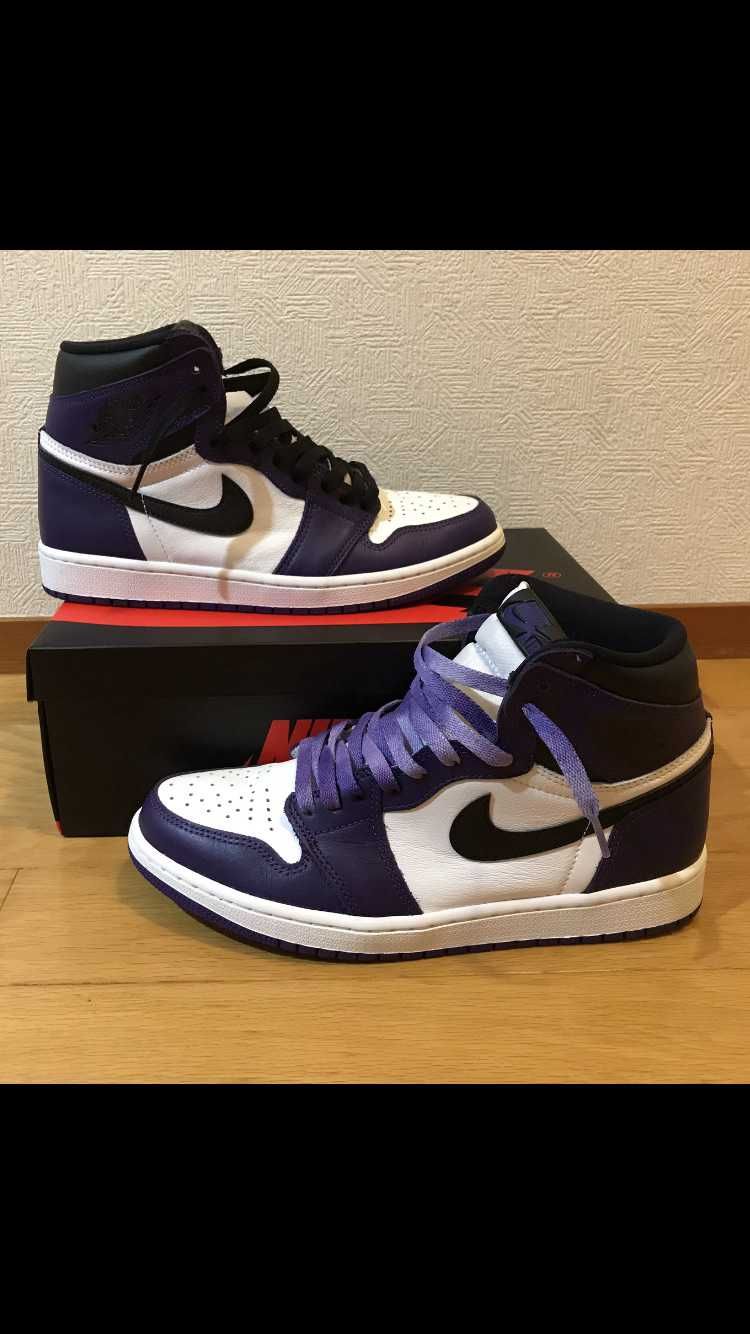 Nike Air Jordan 1 Retro High OG "Court Purple White/Black" (2020)   