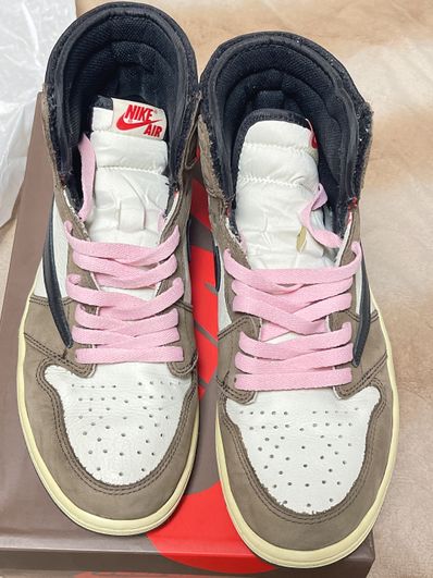 Travis Scott × Nike Air Jordan 1 Retro High OG TS SP "Sail/Dark Mocha"