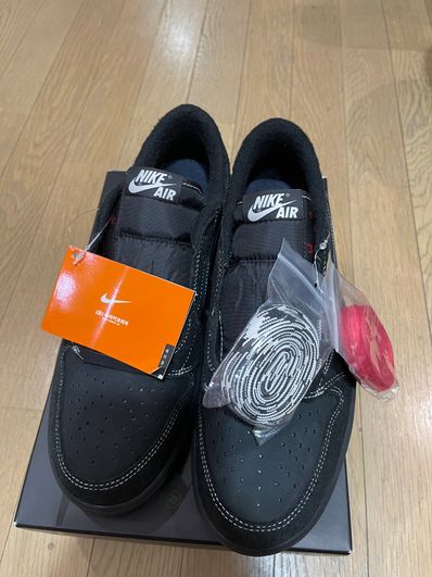 Travis Scott × Nike Air Jordan 1 Low OG SP "Black Phantom"