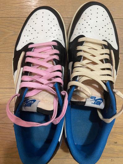 Travis Scott × fragment design × Nike Air Jordan 1 Low OG SP "Military Blue"