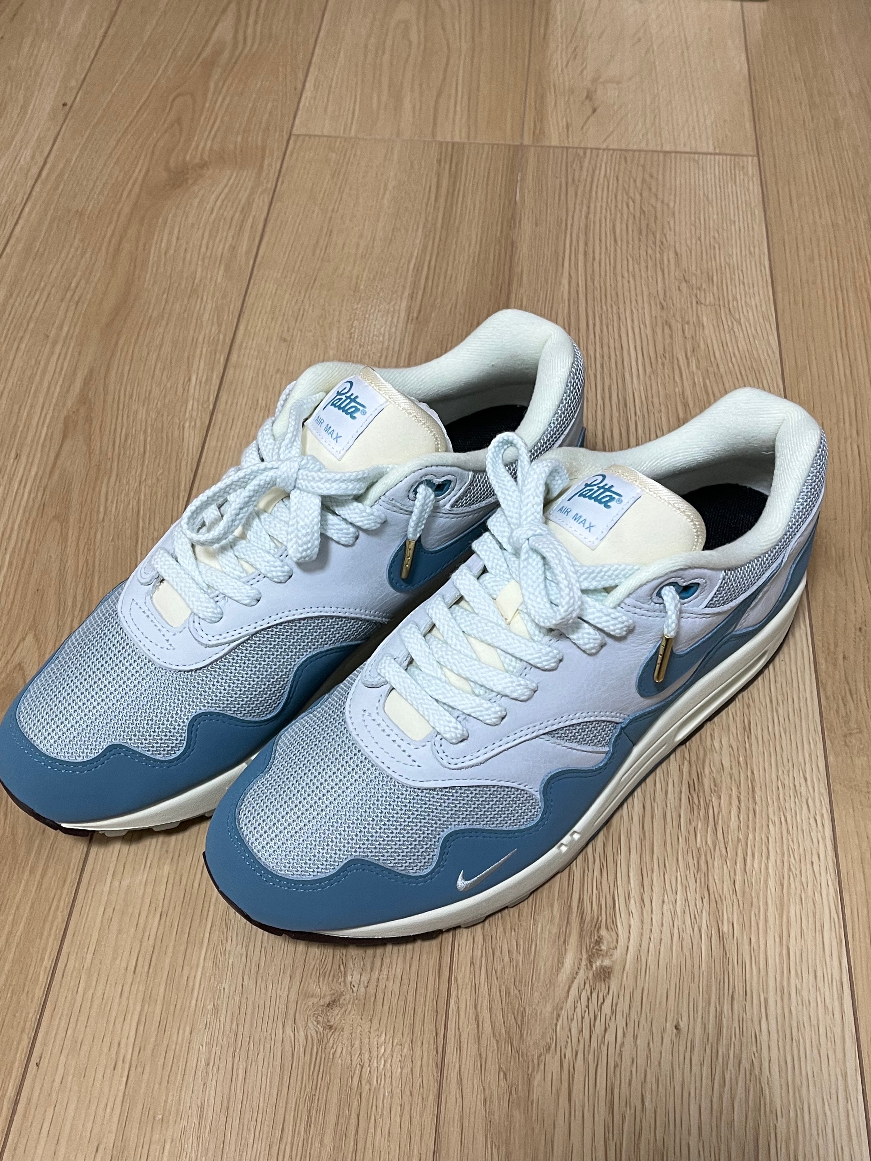 パタ × ナイキ エアマックス1 "ノイズアクア"