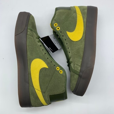 ANTIHERO × Nike SB Zoom Blazer Mid QS "Rough Green/Amarillo"