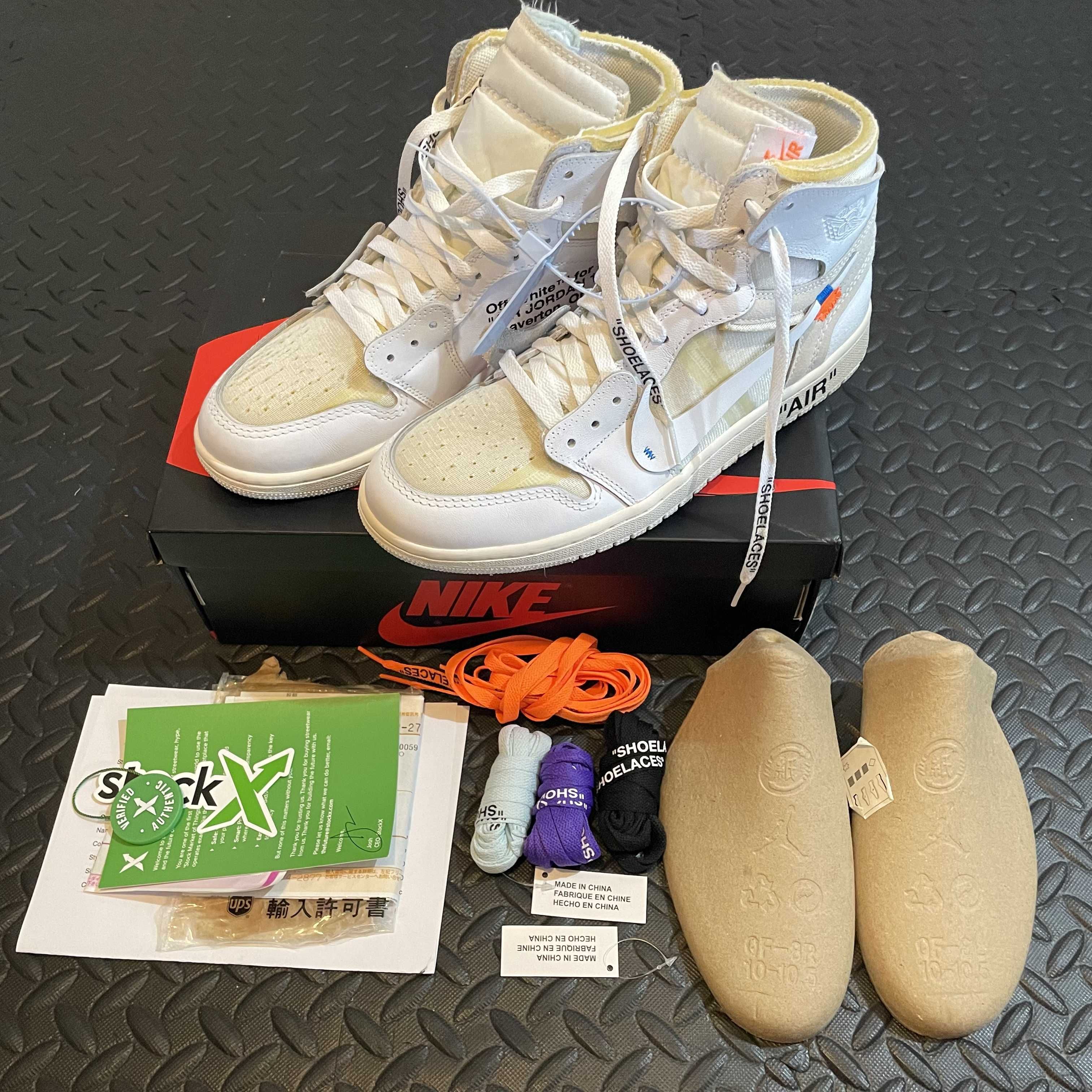 Off-White × Nike Air Jordan 1 Retro High "White"