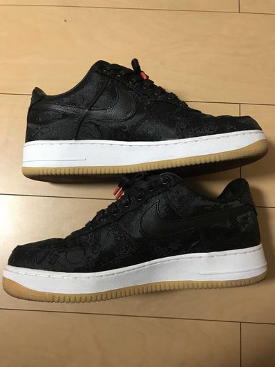 Fragment × CLOT × Nike Air Force 1 Low "Black"