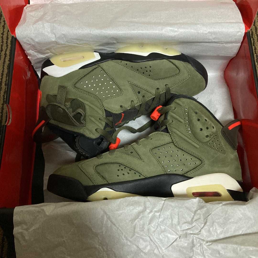 Travis Scott × Nike Air Jordan 6 Retro "Medium Olive"