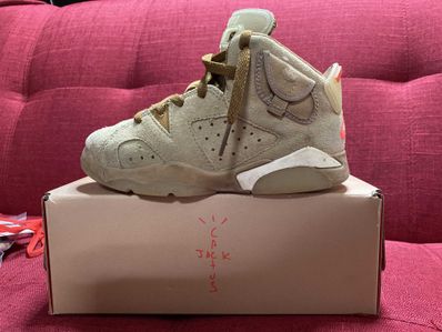 Travis Scott × Nike PS Air Jordan 6 "British Khaki"