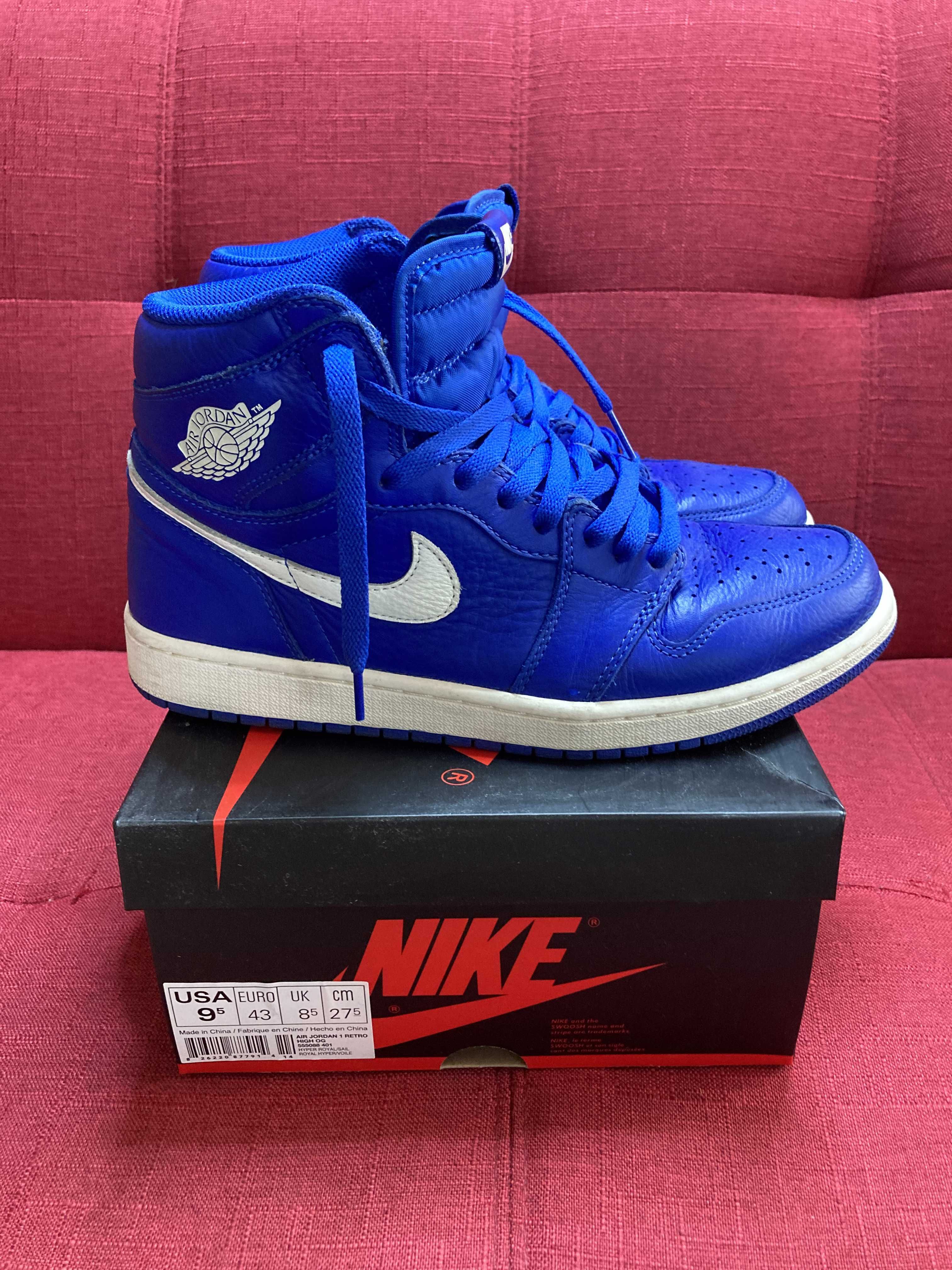 NIKE AIR JORDAN 1 RETRO HIGH "HYPER ROYAL"