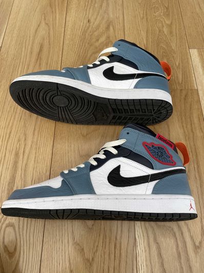 FACETASM × Nike Air Jordan 1 Mid "White/Navy"