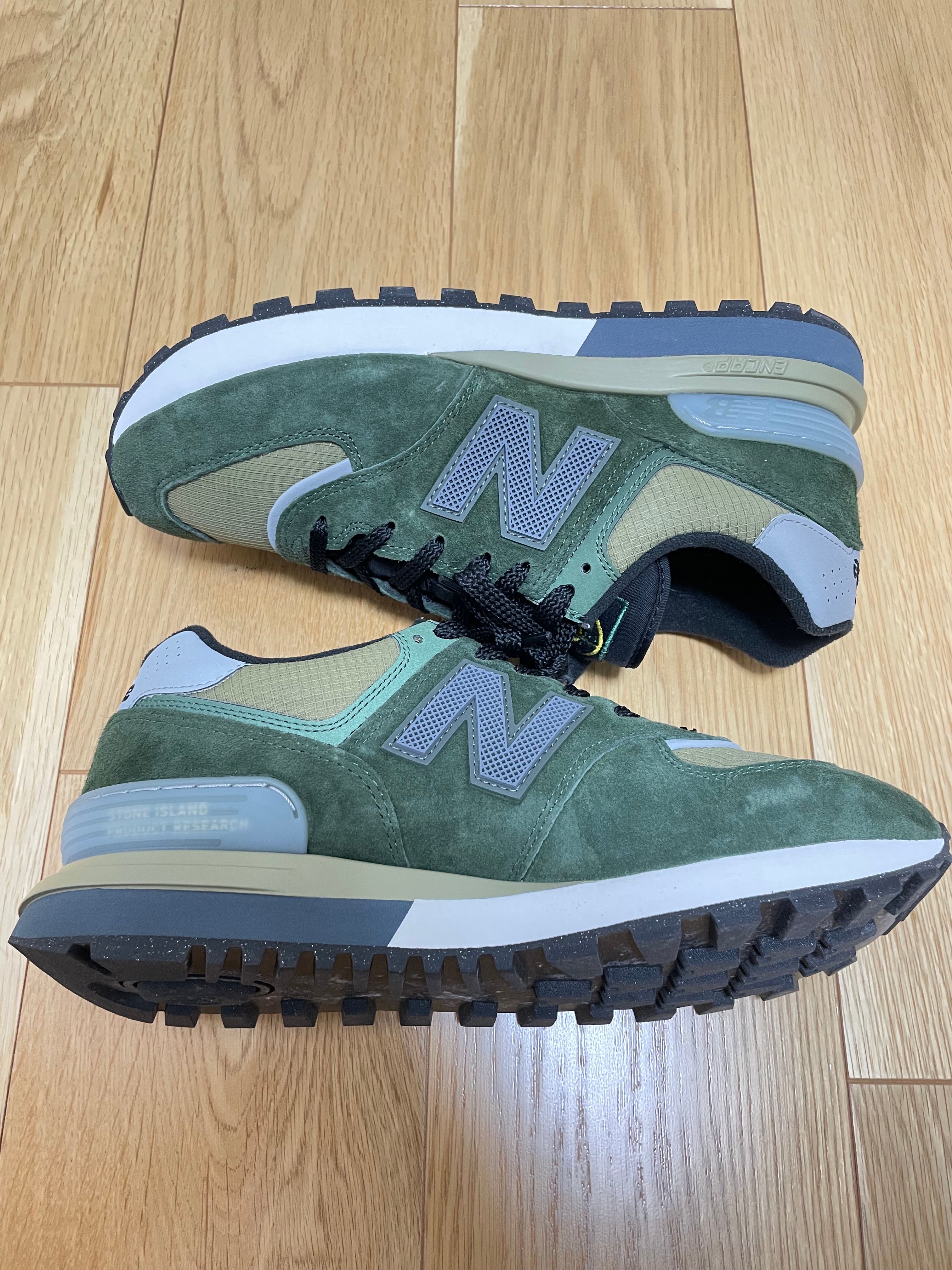 Stone Island × New Balance 574 Legacy "Dark Green"