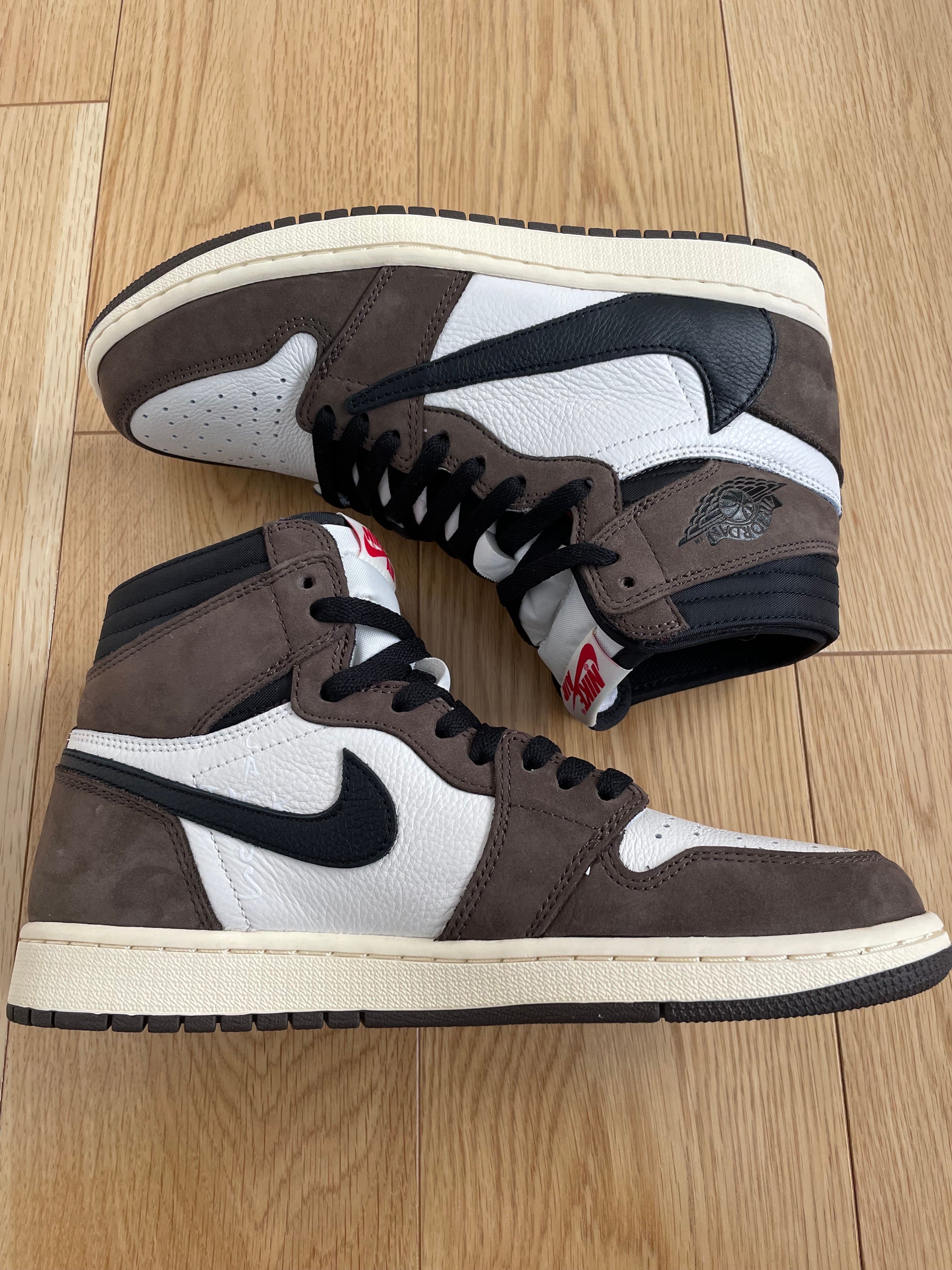 Travis Scott × Nike Air Jordan 1 Retro High OG TS SP "Sail/Dark Mocha"