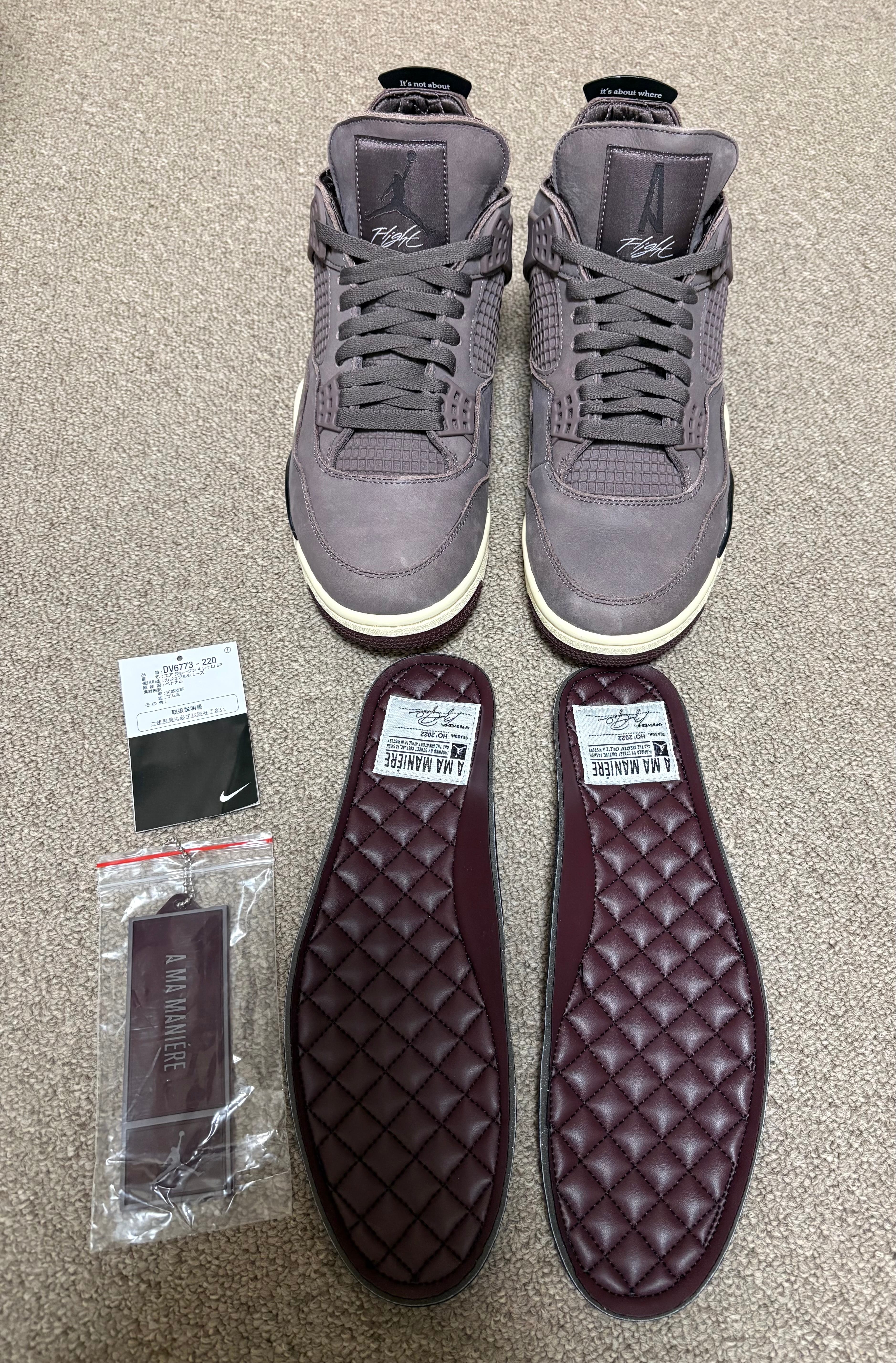 A Ma Maniere × Nike Air Jordan 4 "Violet Ore"