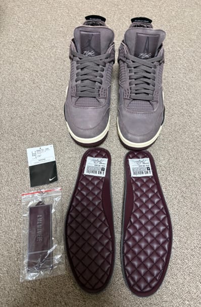 A Ma Maniere × Nike Air Jordan 4 "Violet Ore"