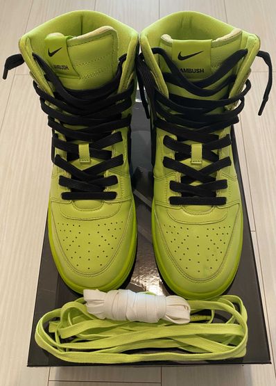 AMBUSH × NIKE DUNK HIGH "FLASH LIME"