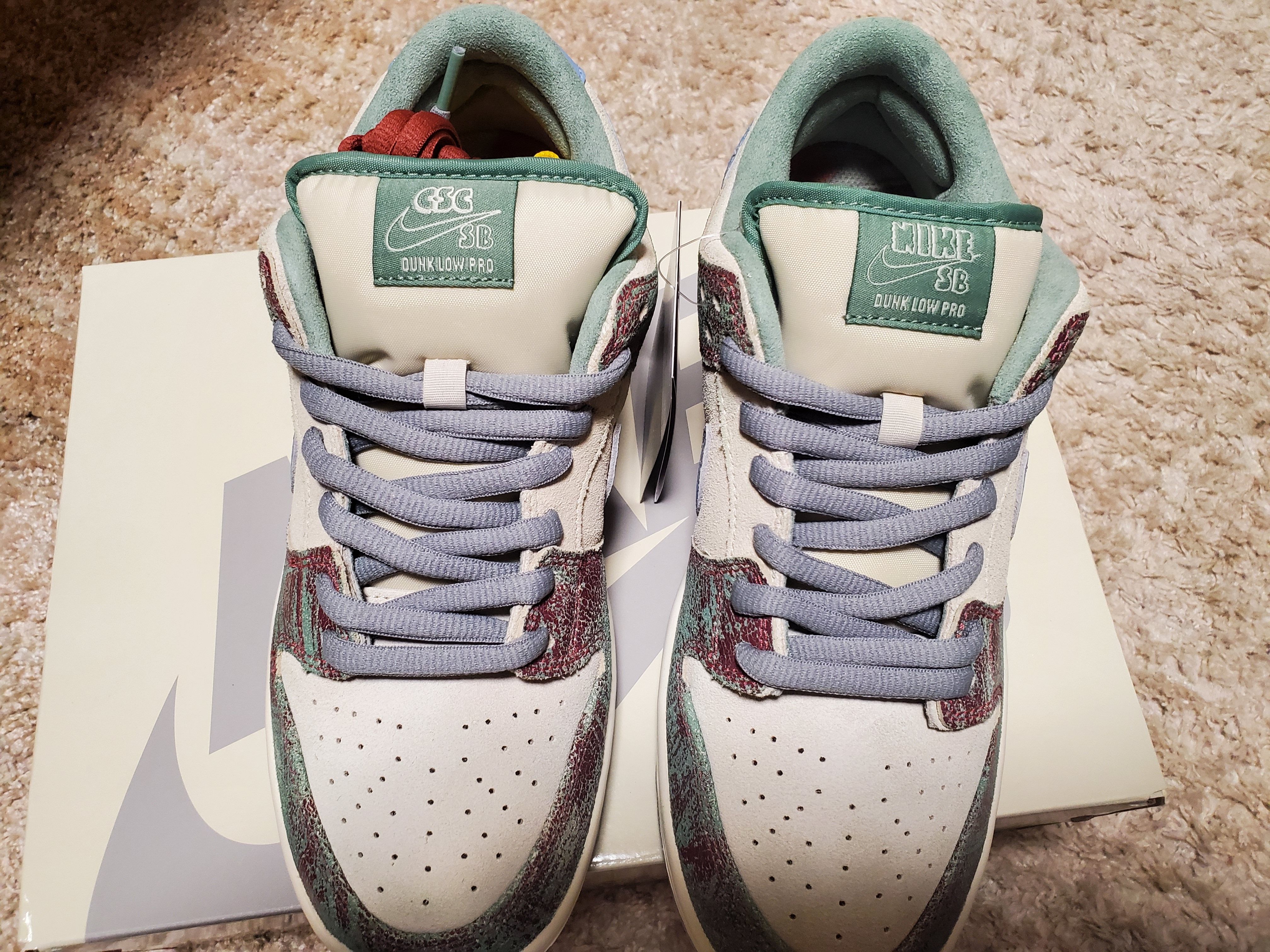 Crenshaw Skate Club × Nike SB Dunk Low PRO QS "Sail/Light Blue-Cedar"