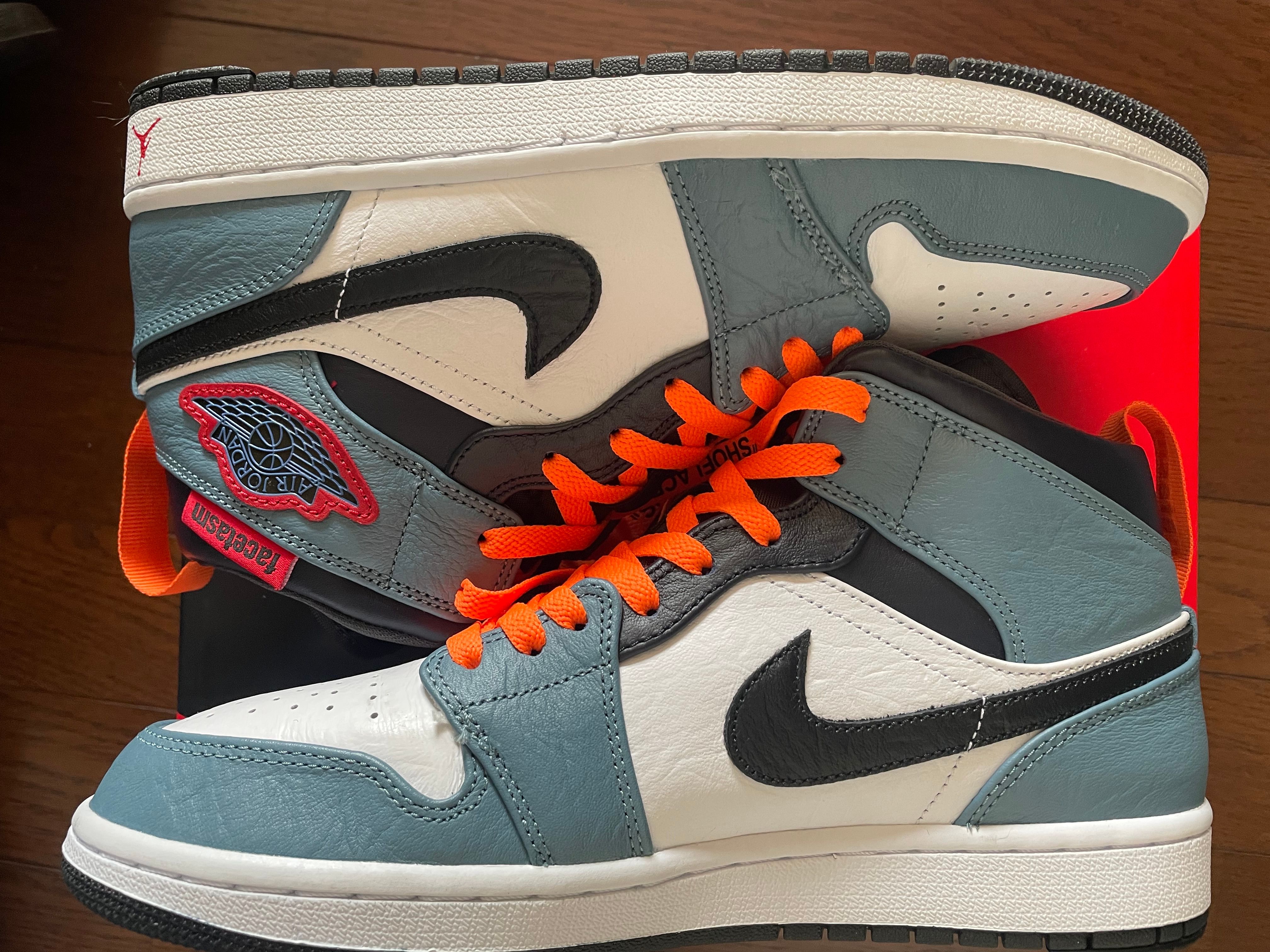 FACETASM × Nike Air Jordan 1 Mid "White/Navy"