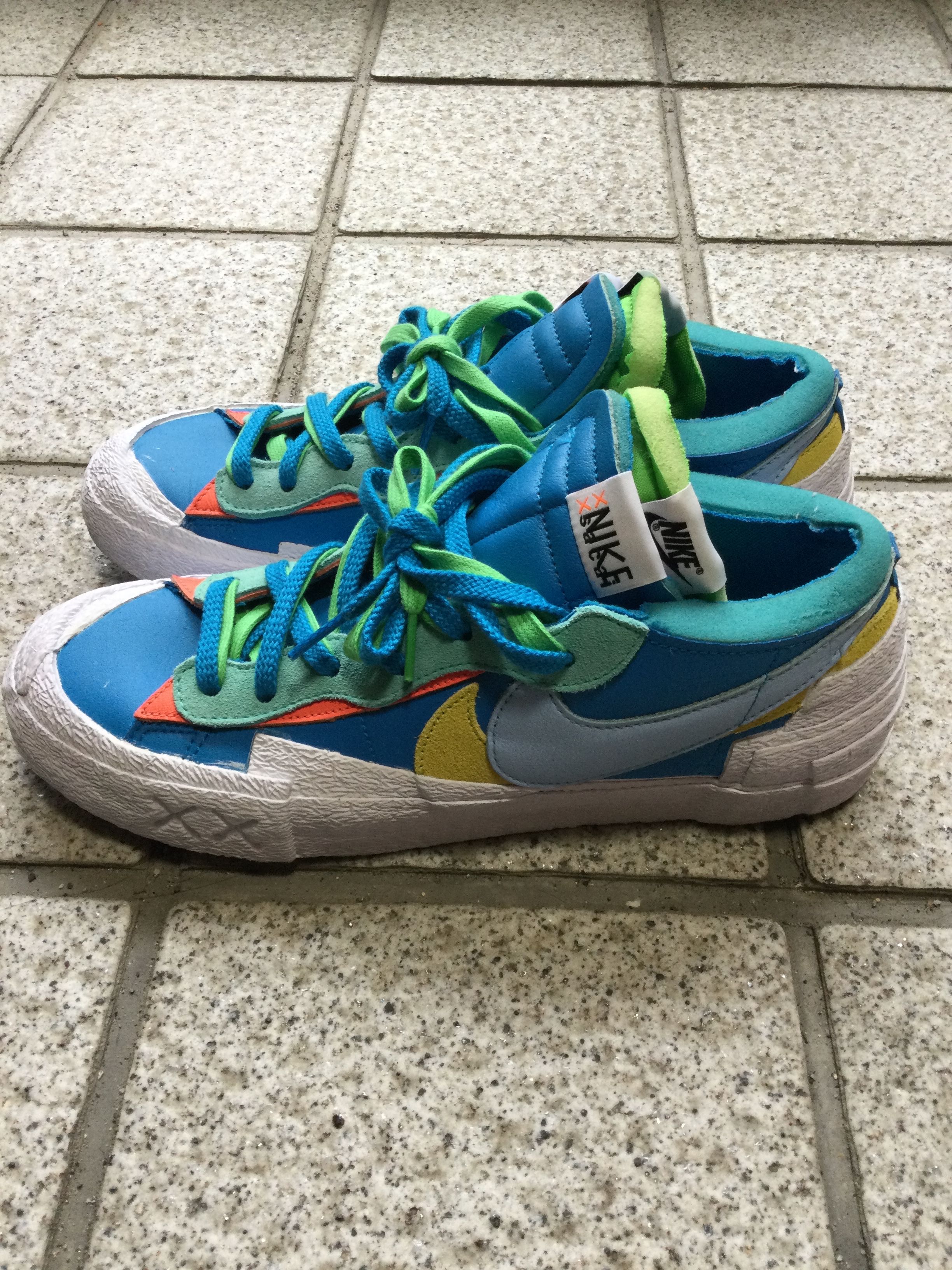 KAWS × sacai × Nike Blazer Low "Neptune Blue"