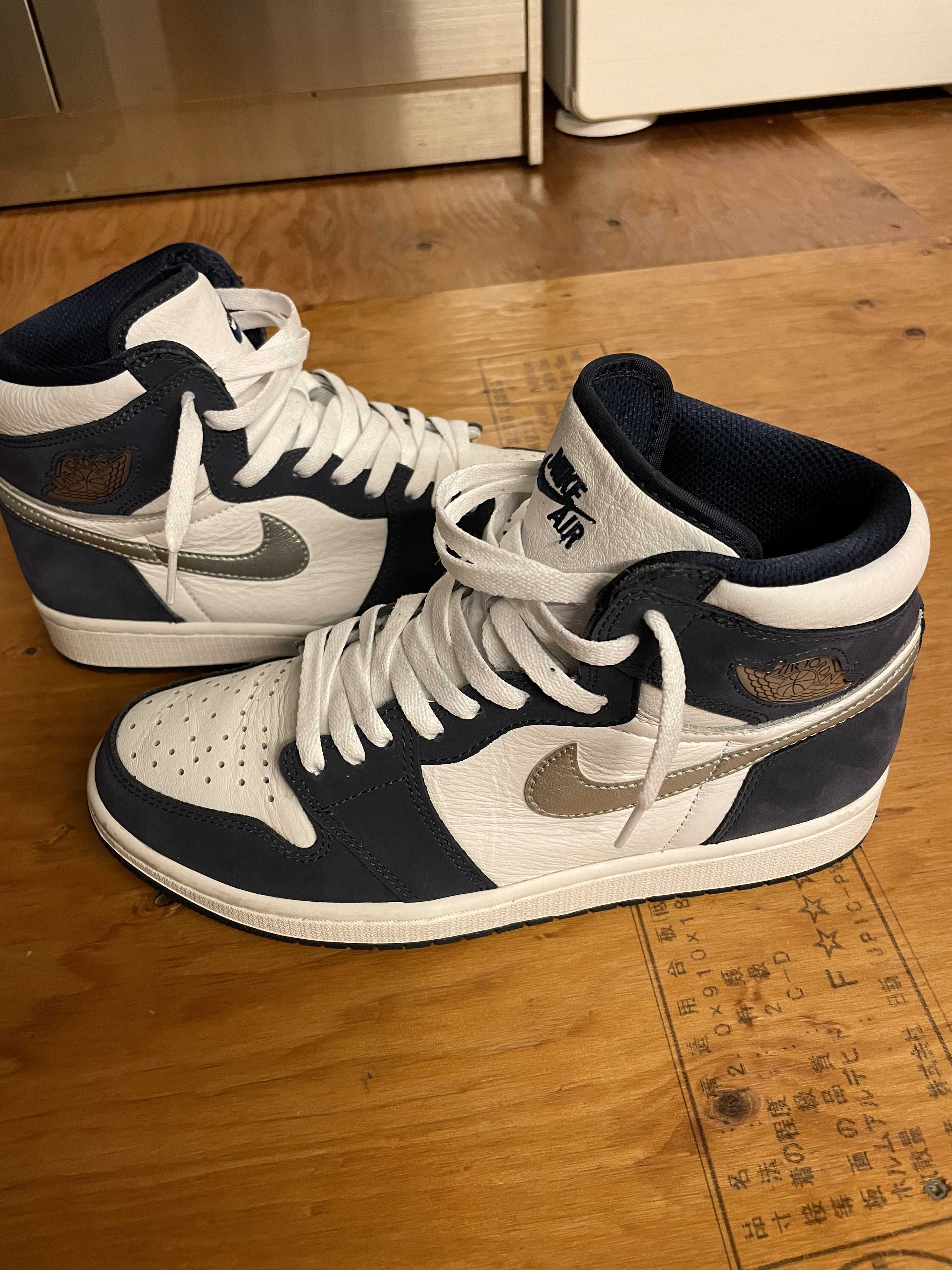 Nike Air Jordan 1 High OG CO.JP "White/Midnight Navy" (2020)(ブリーフケースなし)