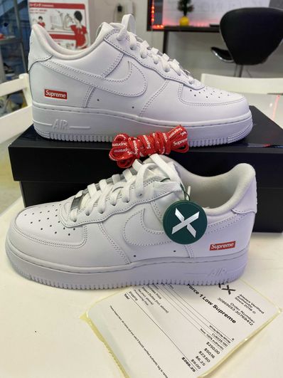 Supreme × Nike Air Force 1 Low "White"