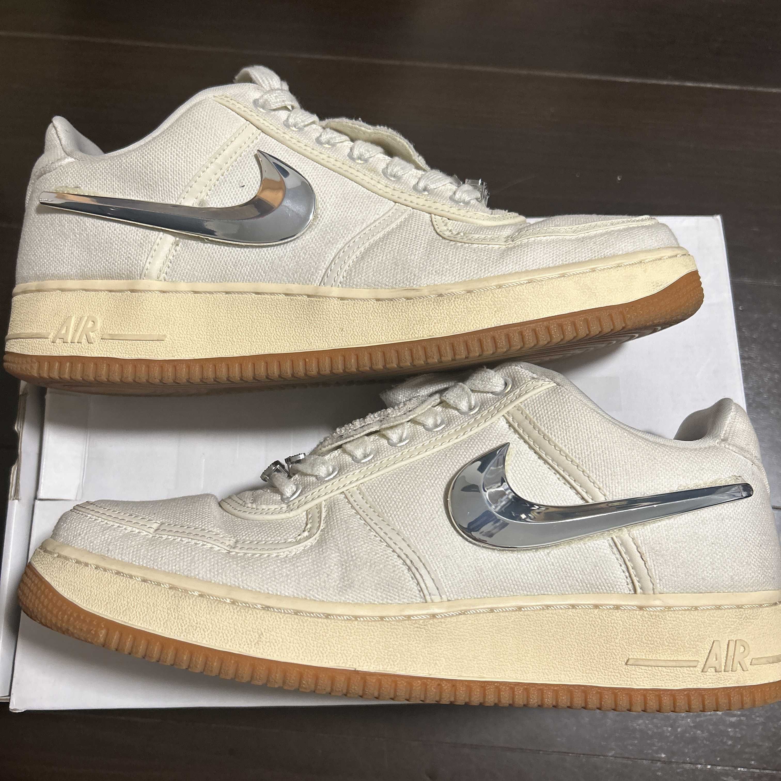 Travis Scott × Nike Air Force 1 Low "Sail"