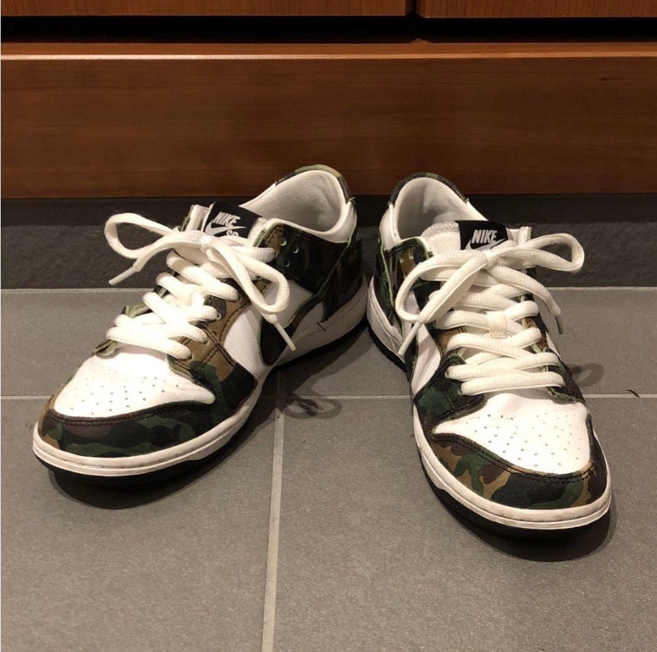 Nike SB Dunk Low Pro "Camo Legion Green"