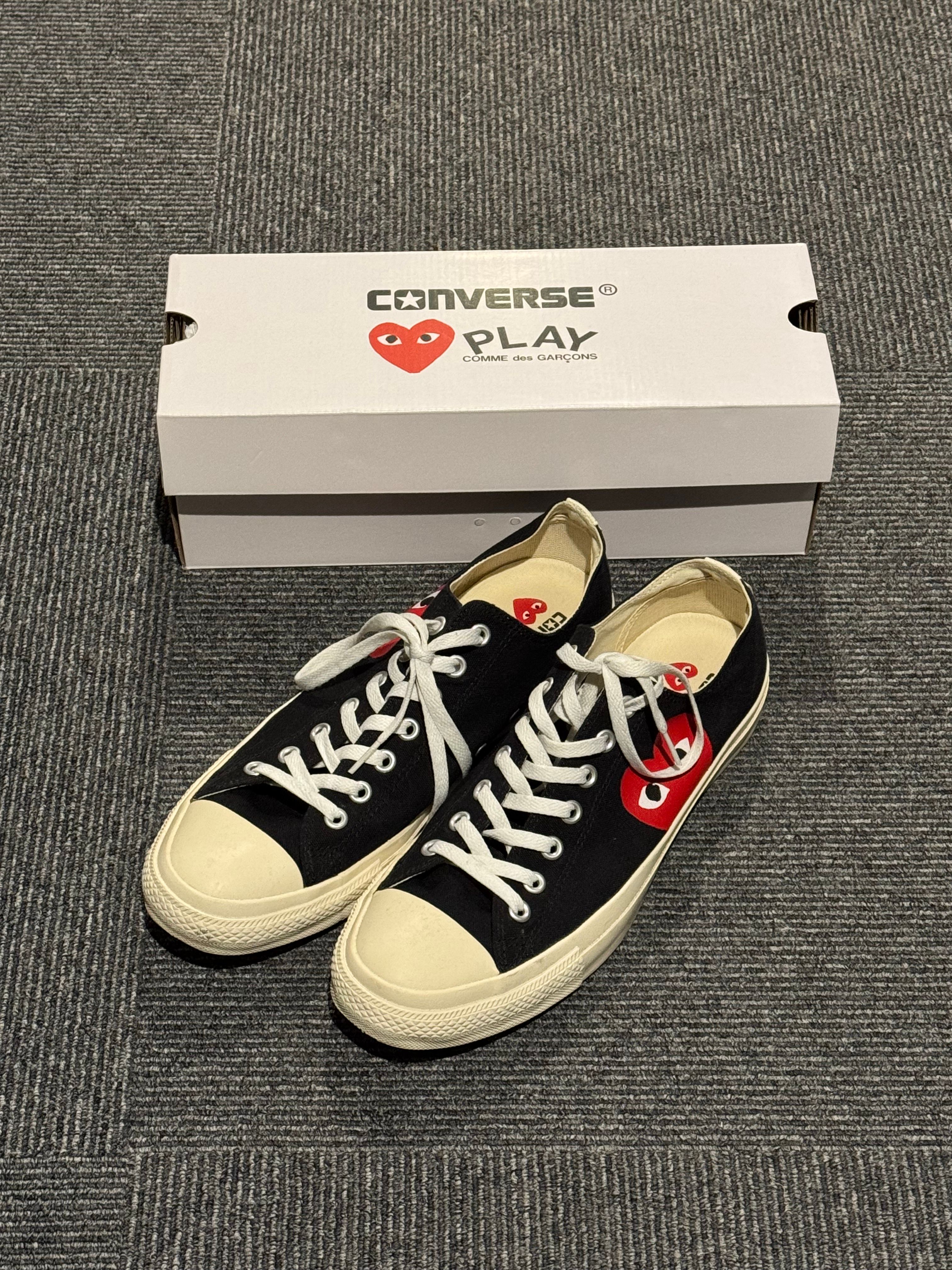 PLAY COMME des GARCONS × Converse All Star OX "Black"