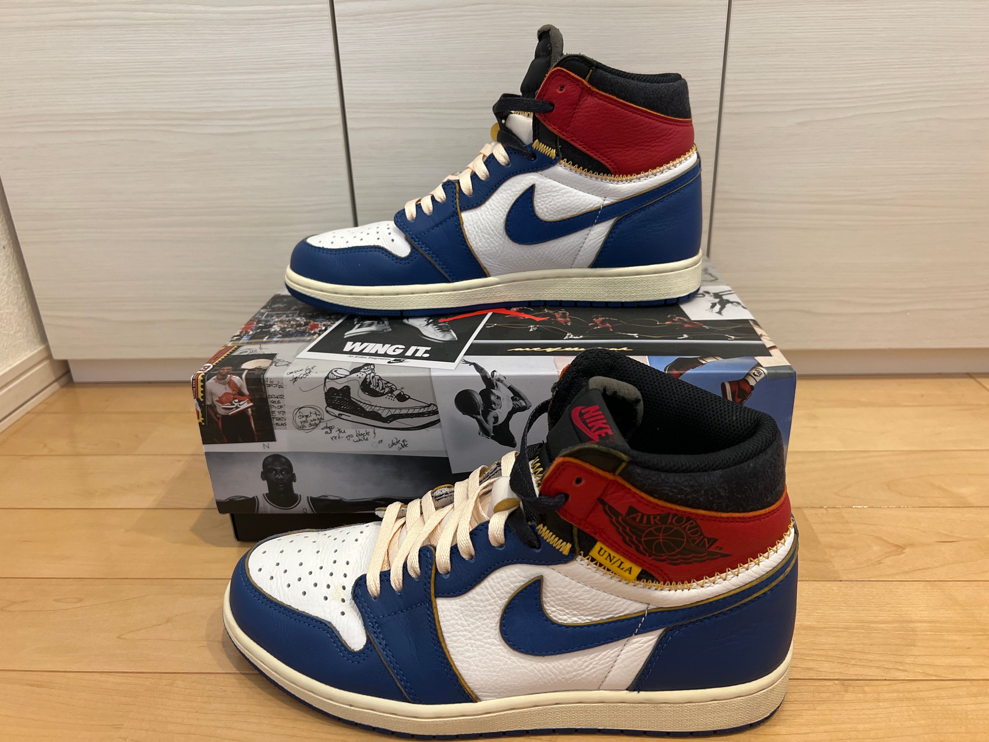 Union × Nike Air Jordan 1 Retro High OG NRG "Storm Blue/Varsity Red"