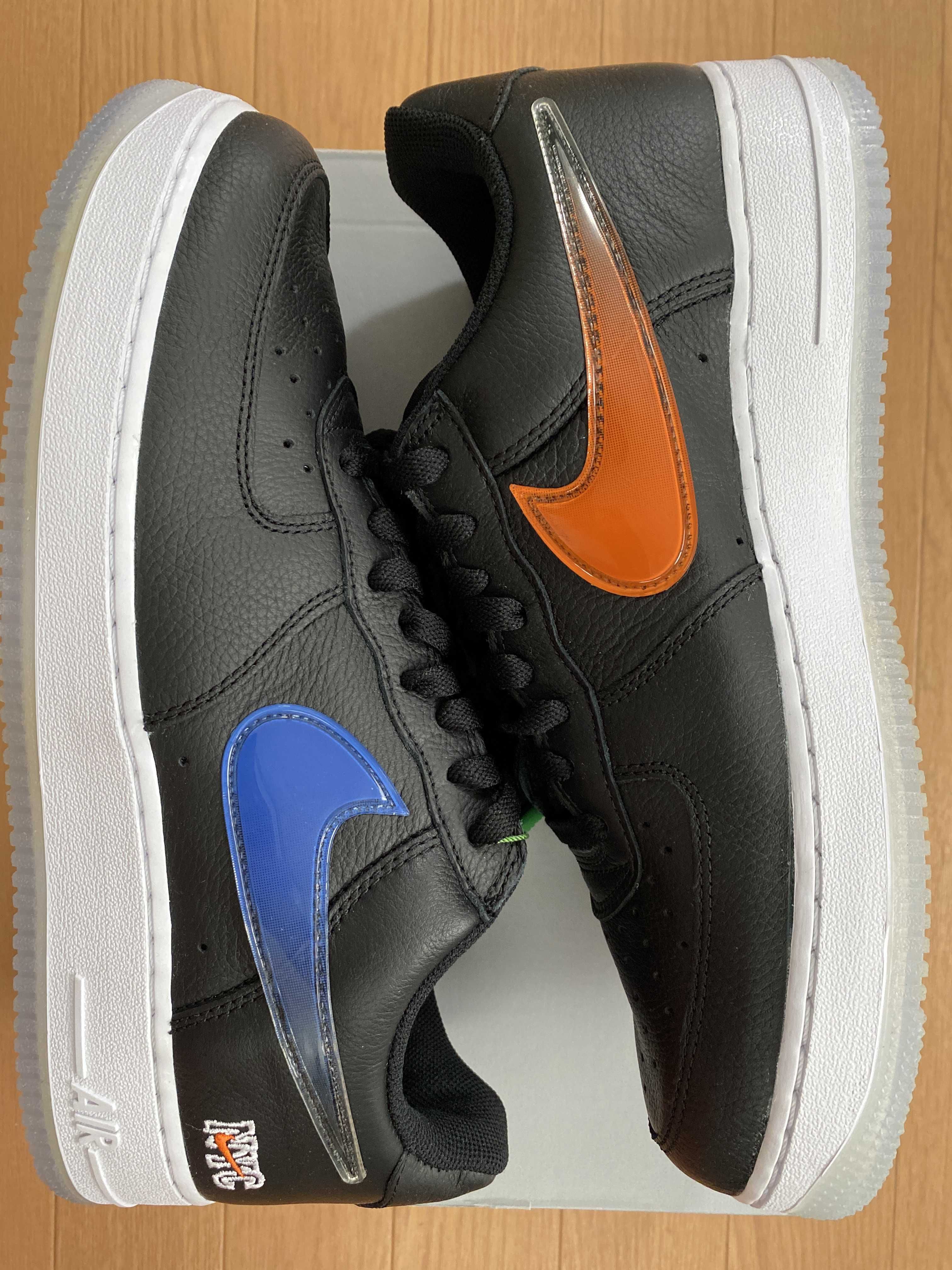 KITH × Nike Air Force 1 Low New York Knicks "Black/Brilliant Orange/Rush/Brilliant White"