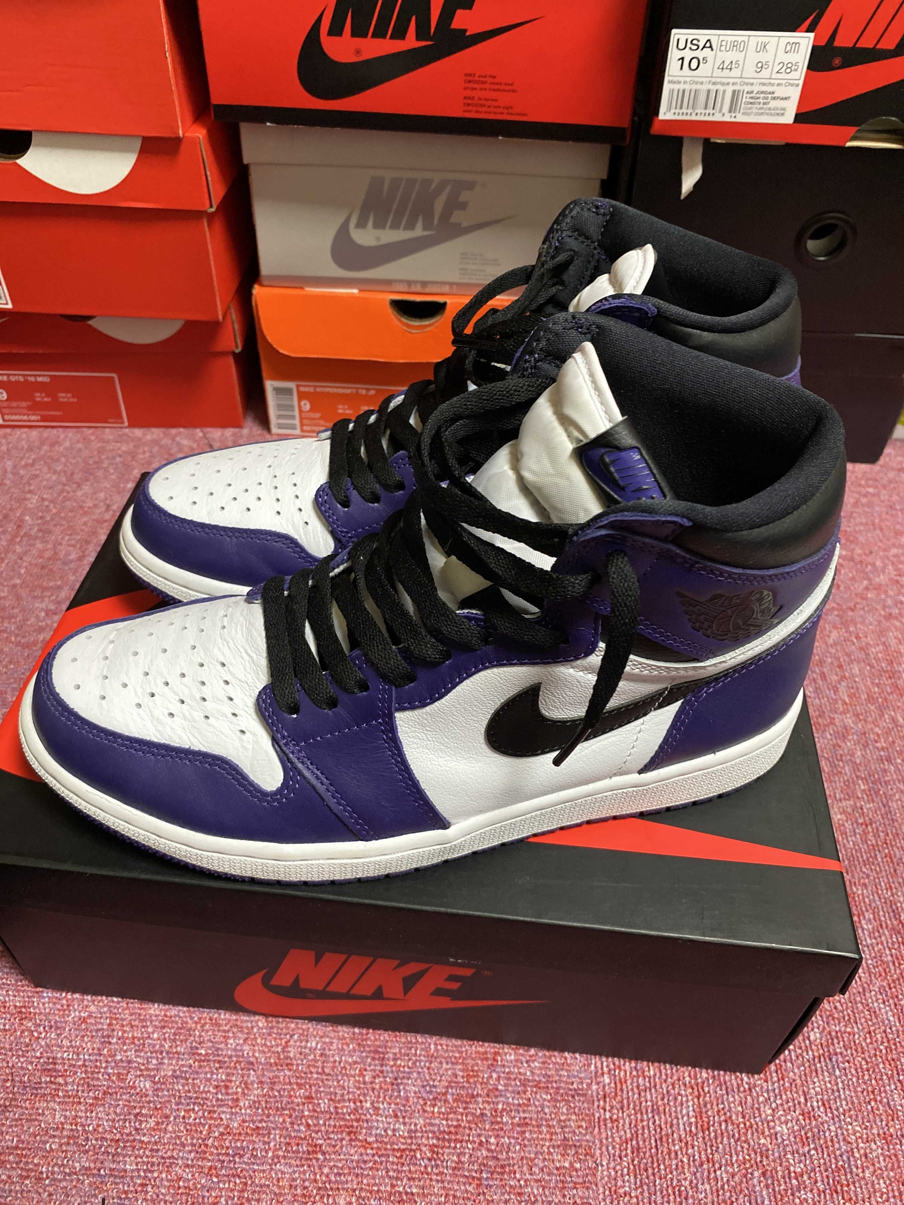 Nike Air Jordan 1 Retro High OG "Court Purple White/Black" (2020)