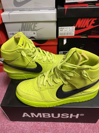 AMBUSH × NIKE DUNK HIGH "FLASH LIME"