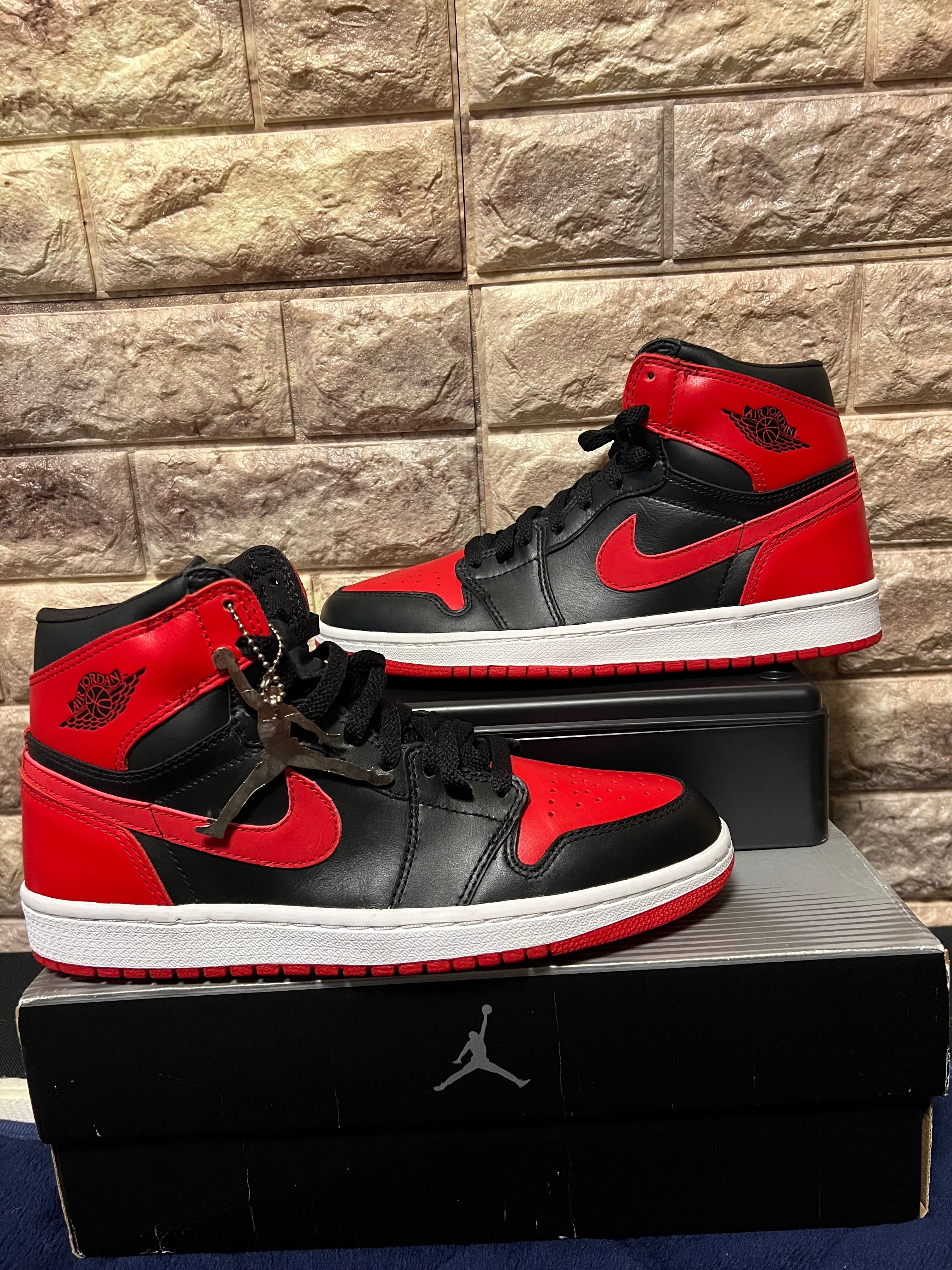 Nike Air Jordan 1 Retro High "Black Varsity Red/Bred"(2001)