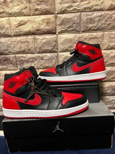 Nike Air Jordan 1 Retro High "Black Varsity Red/Bred"(2001)