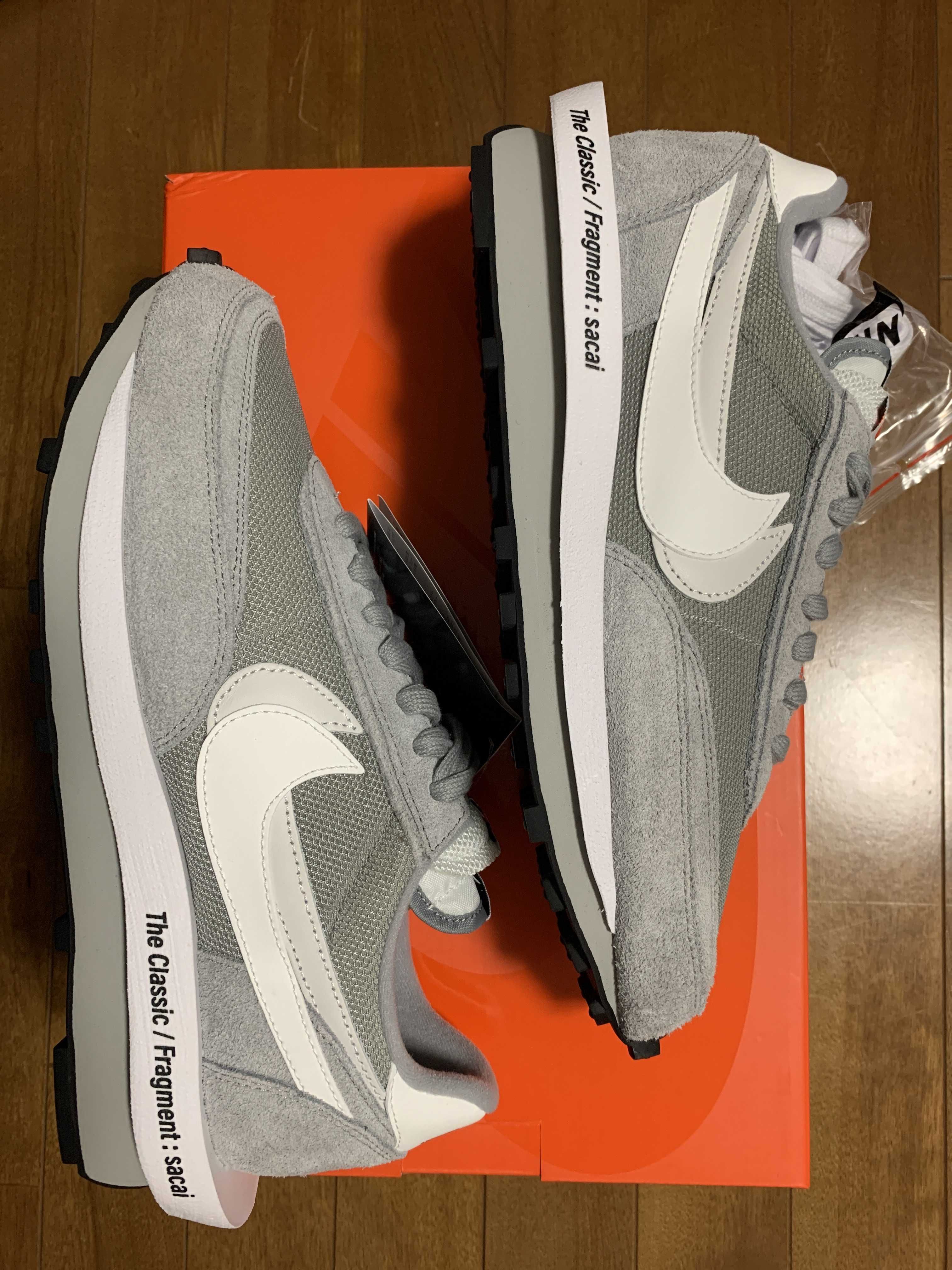 Fragment × sacai × Nike LD Waffle "Light Smoke Grey"