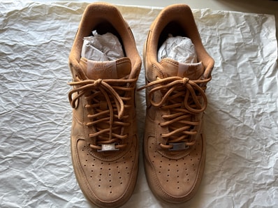 Supreme × Nike Air Force 1 Low "Flax/Wheat"