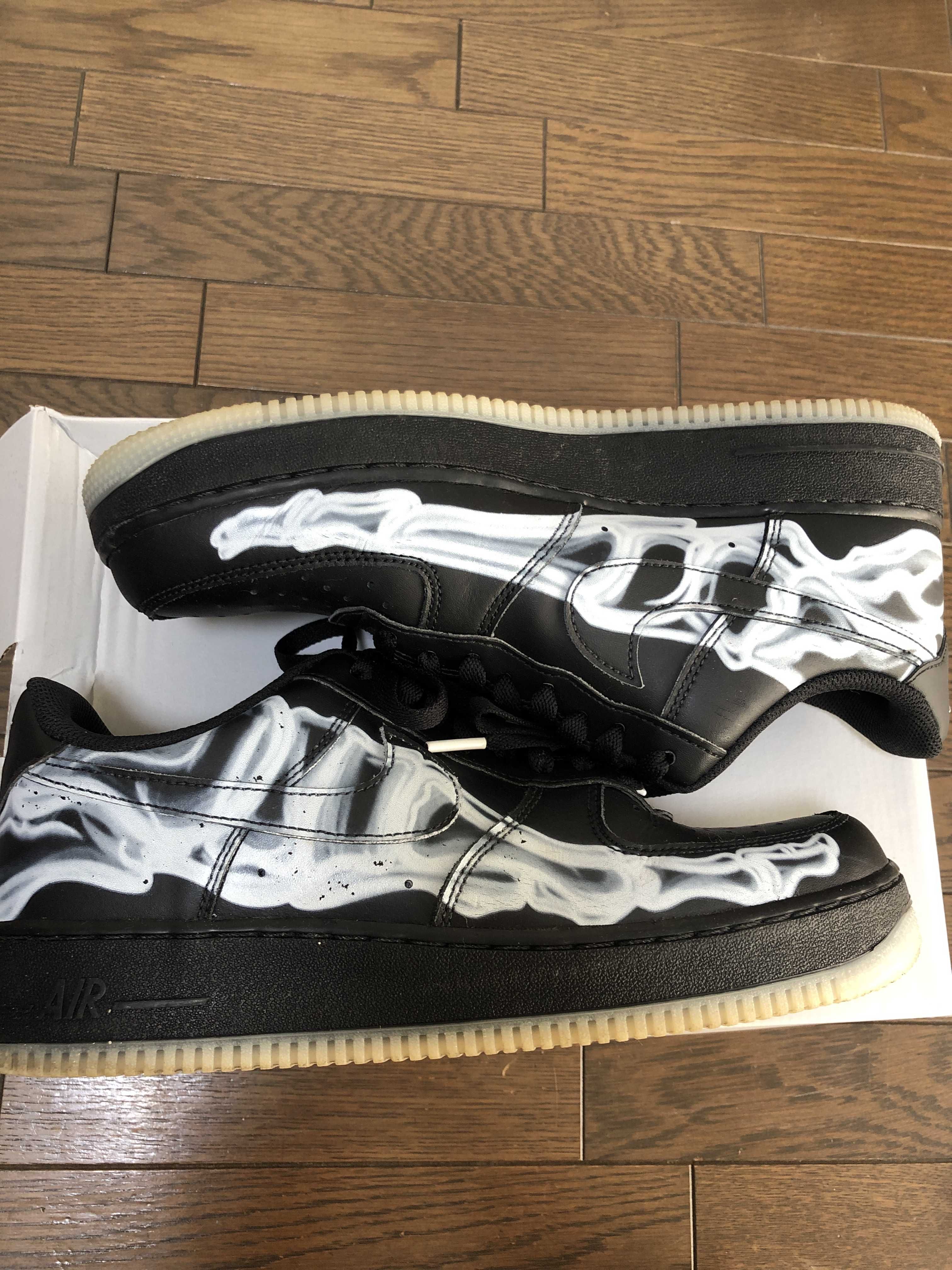 Nike Air Force 1 Low "Black Skeleton"