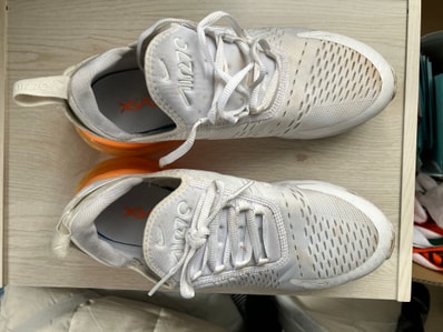 Nike Women's Air Max 270 SE "White/Light Allwood Brown/Photo Dust/Vivid Orange"