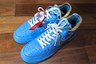 Off-White × Nike Air Force 1 Low "MCA University Blue"