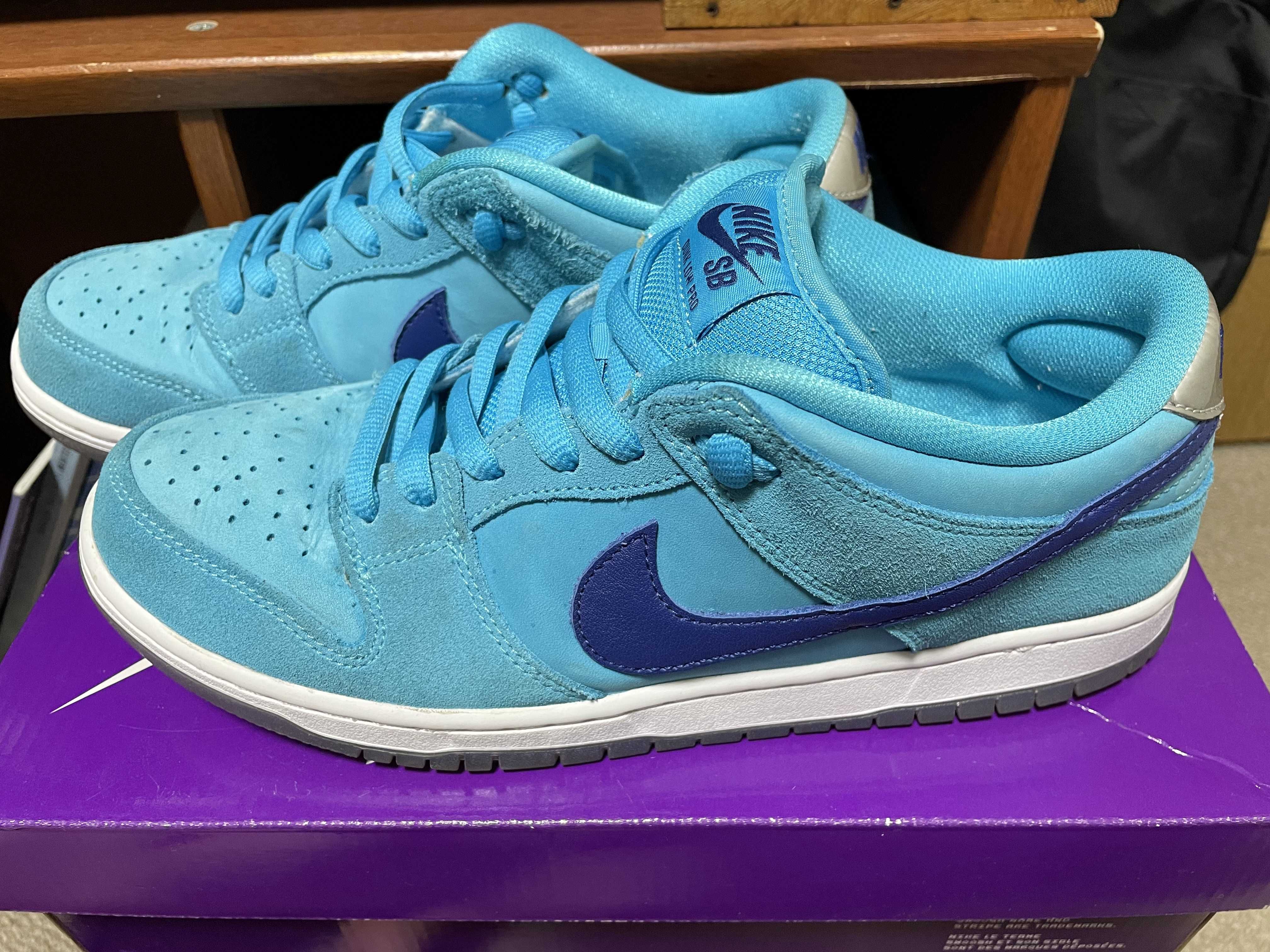 Nike SB Dunk Low Pro "Blue Fury/Deep Royal Blue"