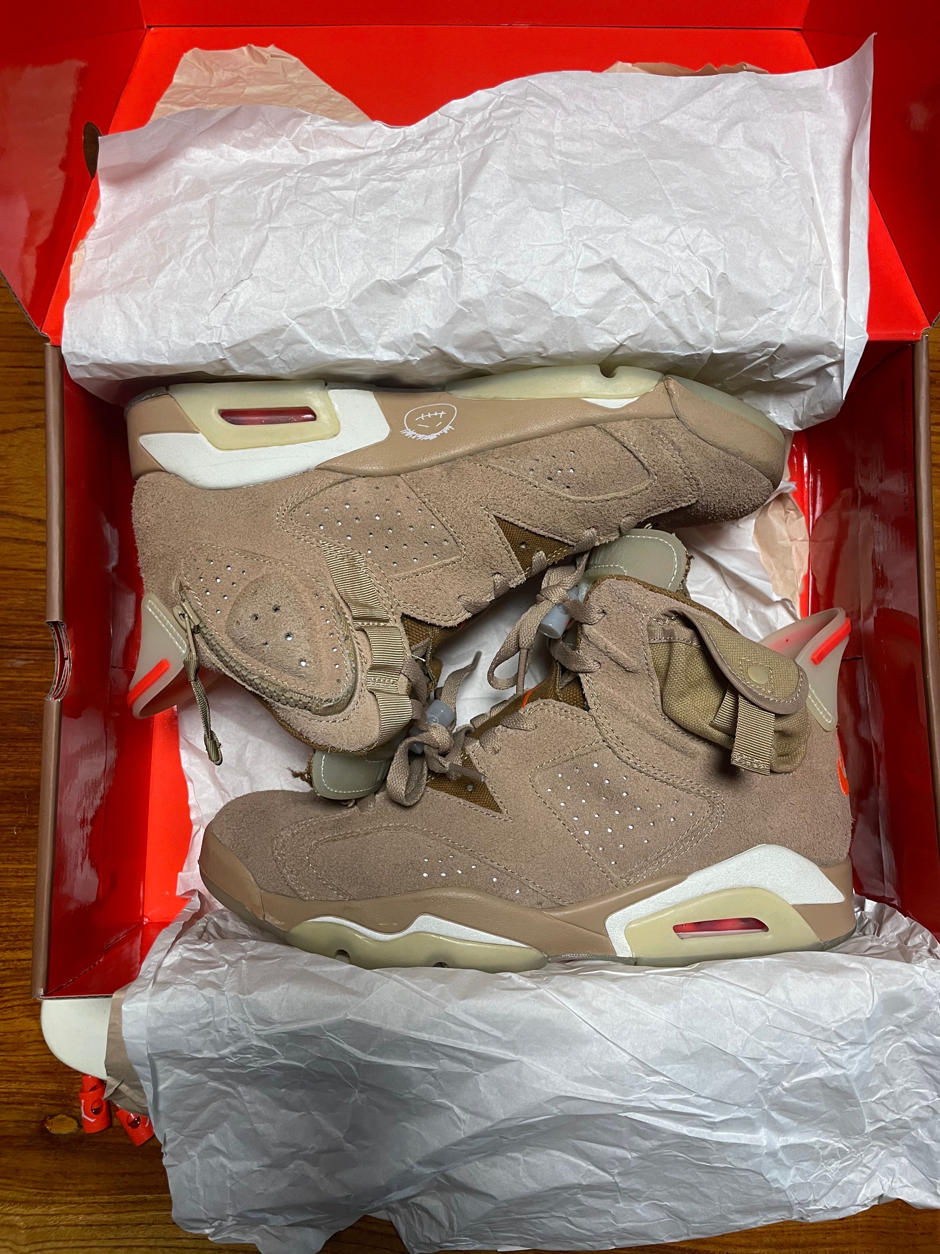Travis Scott × Nike Air Jordan 6 "British Khaki"