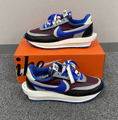 UNDERCOVER × sacai × Nike LD Waffle "Night Maroon/Pale Ivory-Ground Grey-Team Royal"