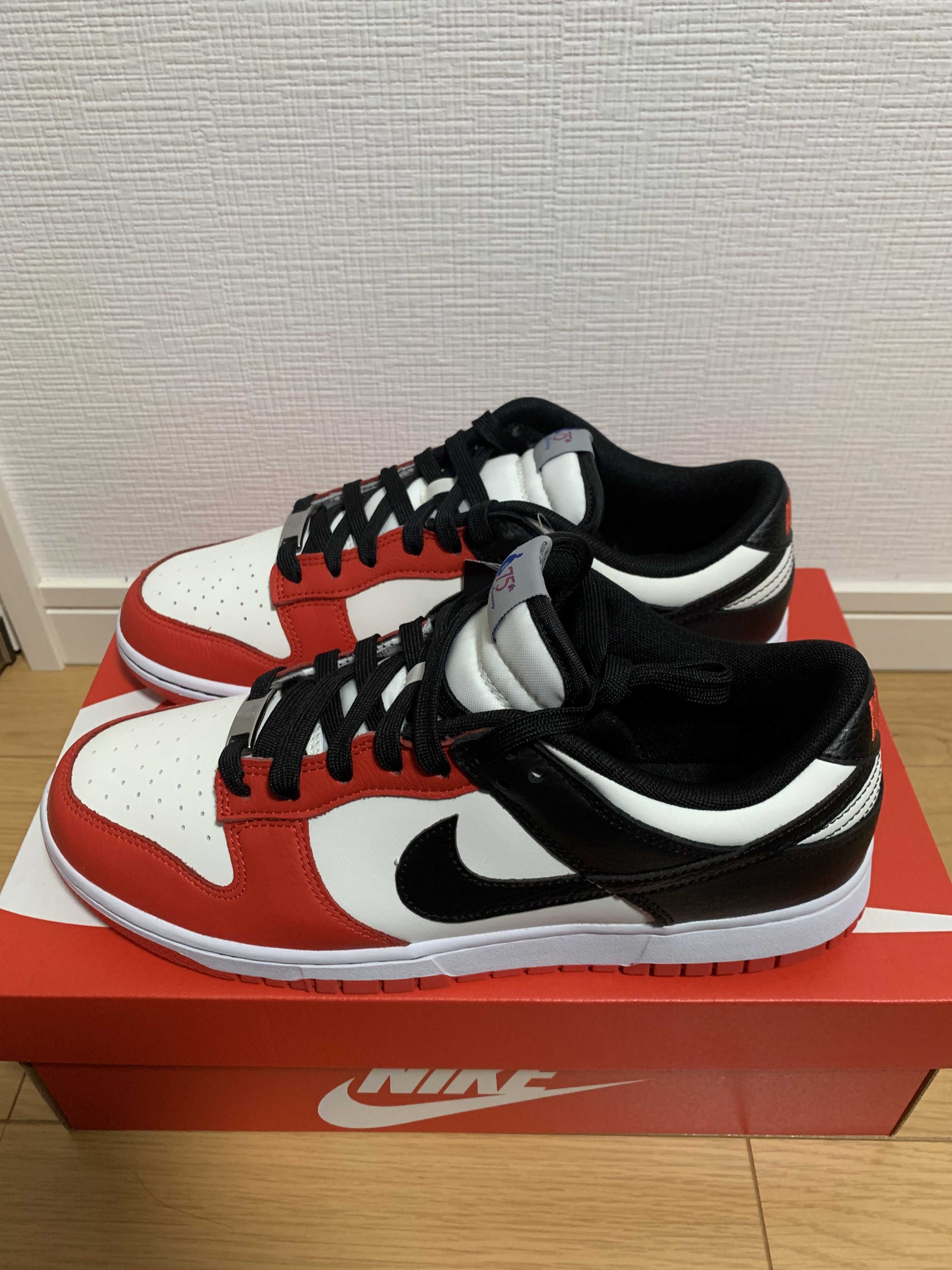 NBA × Nike Dunk Low EMB 75th Anniversary "Chicago Bulls"