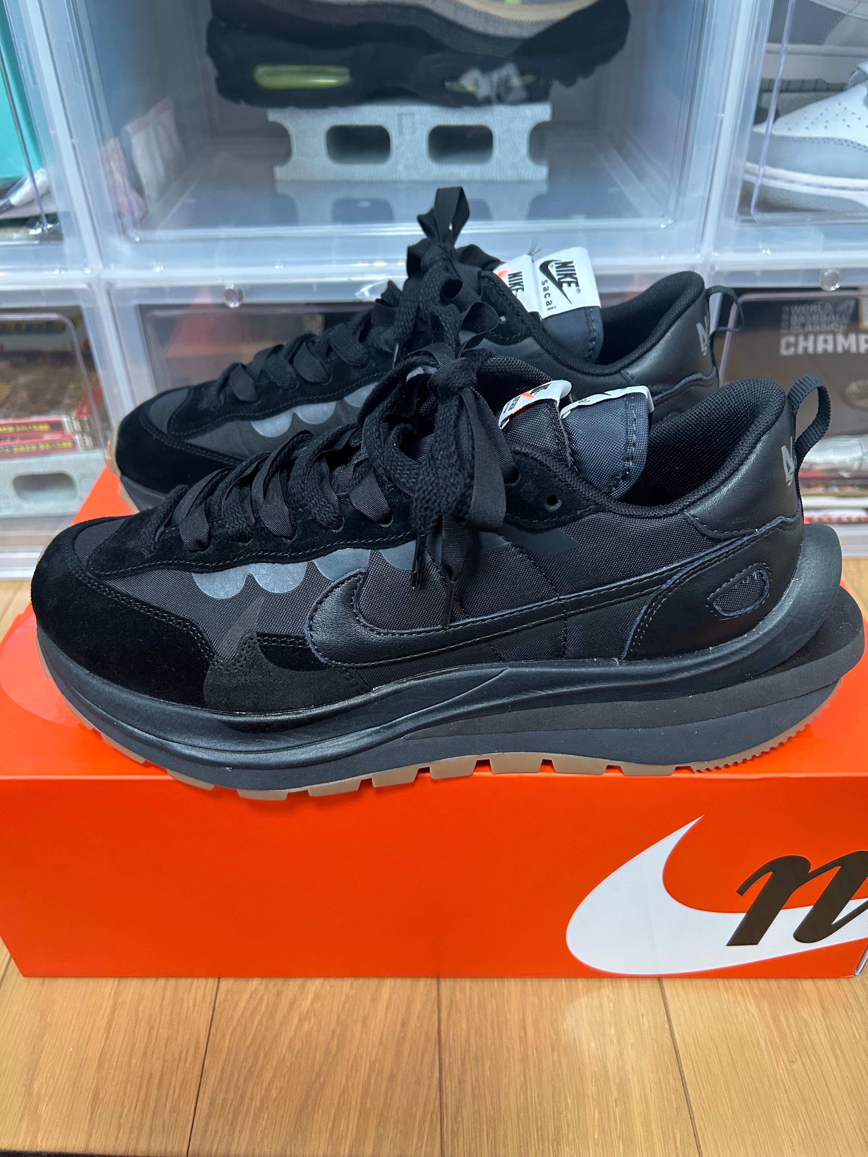 sacai × Nike VaporWaffle "Black Gum"