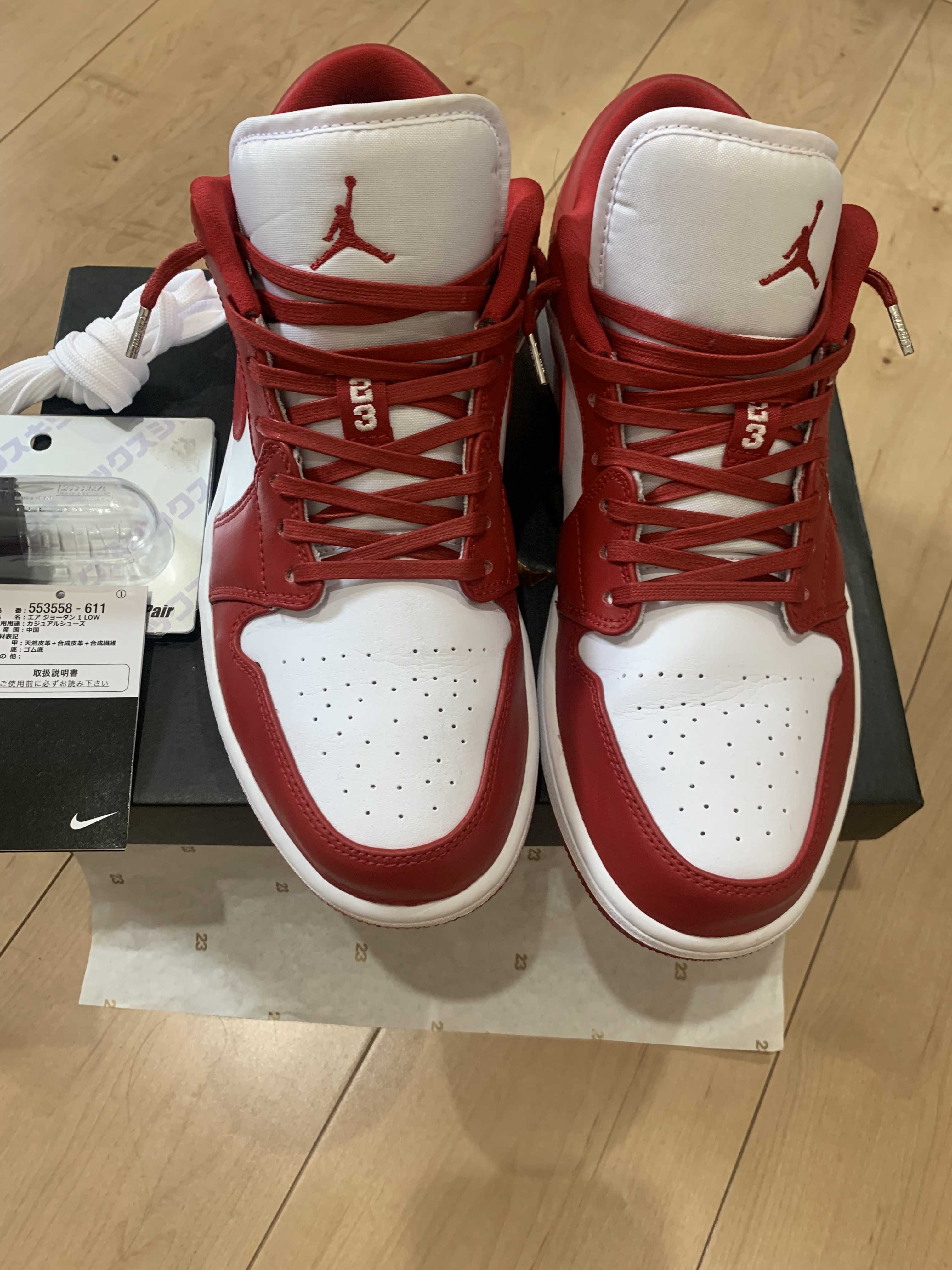 Nike Air Jordan 1 Low "Gym Red/White"