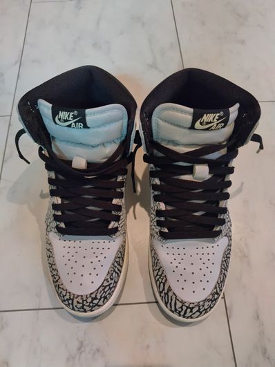Nike Air Jordan 1 High OG "White Cement/Safari"