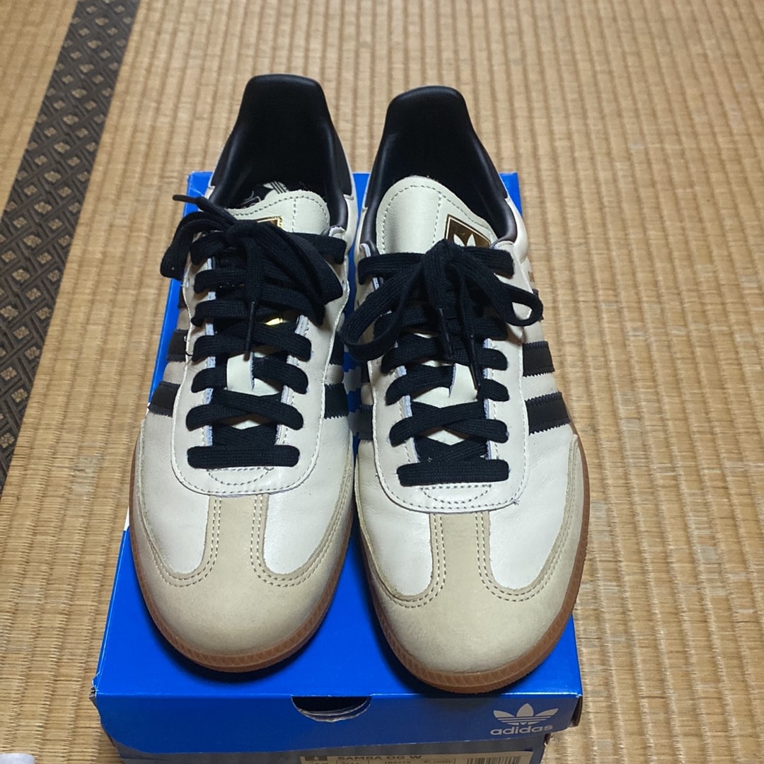 adidas Women's Samba OG "Cream White/Core Black/Sandstrata"