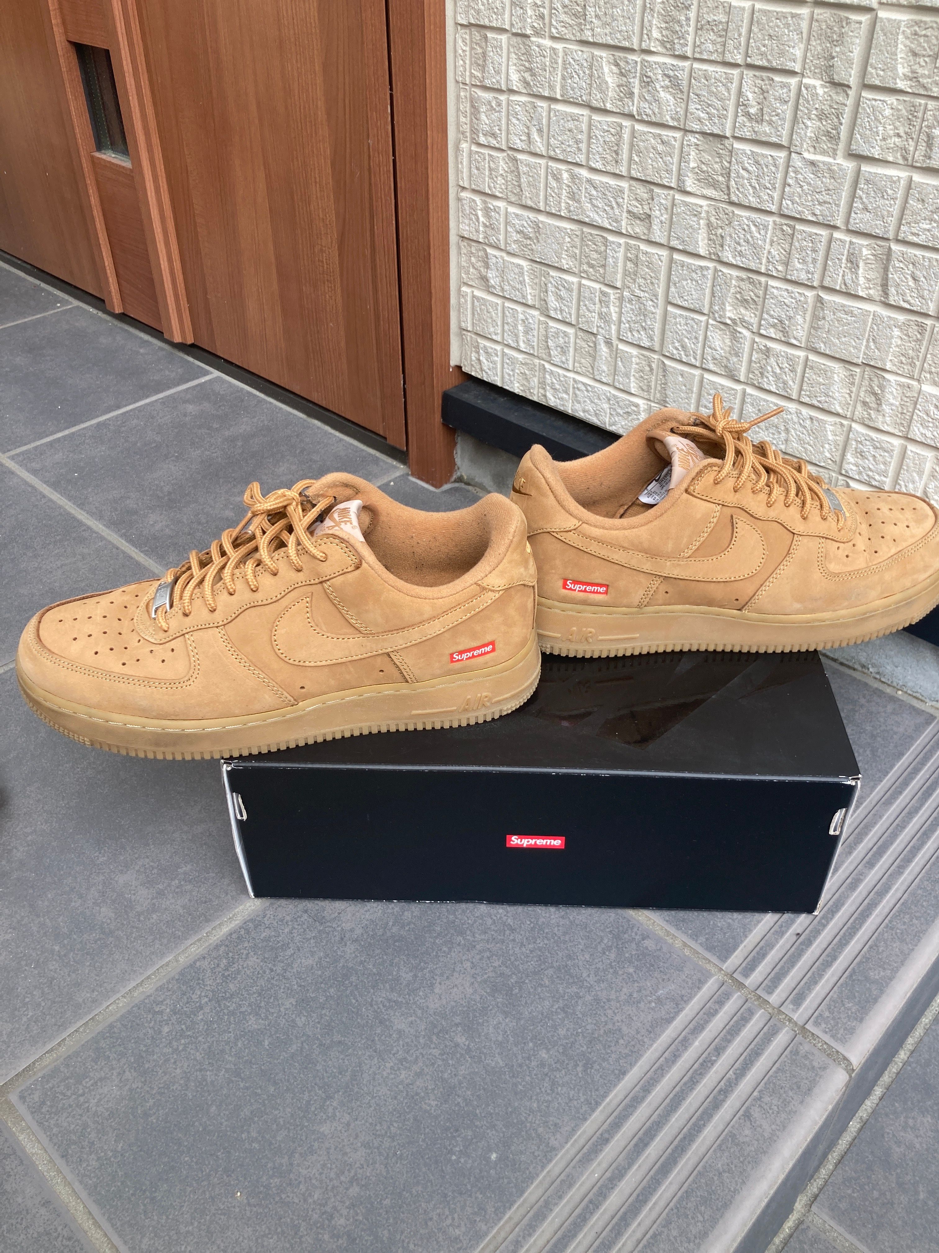 Supreme × Nike Air Force 1 Low "Flax/Wheat"